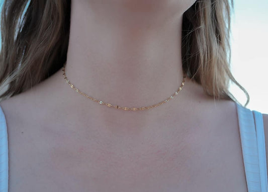 Shimmer Surf Choker Necklace image 1