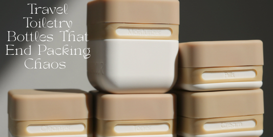 Travel Toiletry Bottles That End Packing Chaos
