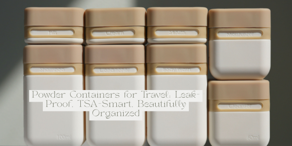 Powder Containers for Travel: Leak-Proof, TSA-Smart, Beautifully Organized