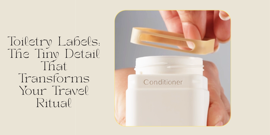Toiletry Labels: The Tiny Detail That Transforms Your Travel Ritual