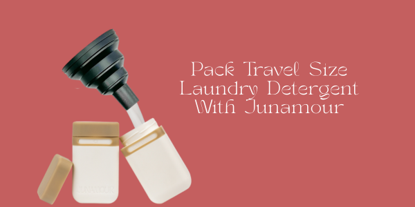 Pack Travel Size Laundry Detergent With Junamour