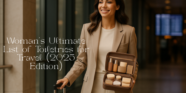 Woman’s Ultimate List of Toiletries for Travel (2025 Edition)
