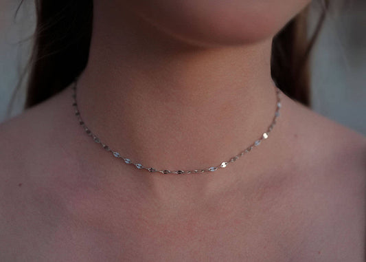 Shimmer Surf Choker Necklace image 0