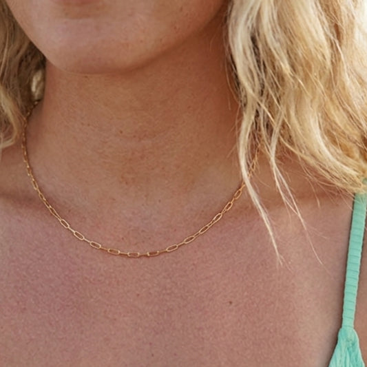 Pretty Paperclip Necklace