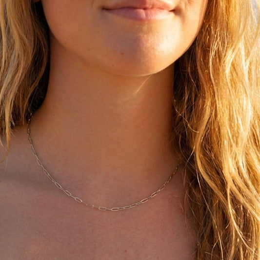 Pretty Paperclip Necklace