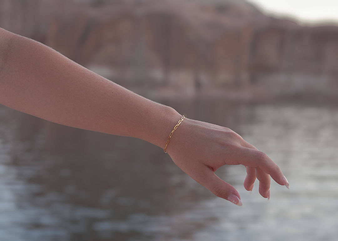 Pretty Paperclip Bracelet image 1